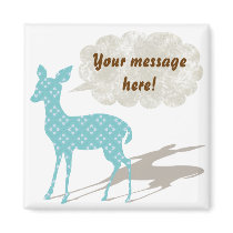 Blue Bambi All Occasions Custom Magnet