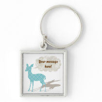 Blue Bambi All Occasions Keepsake Keychain