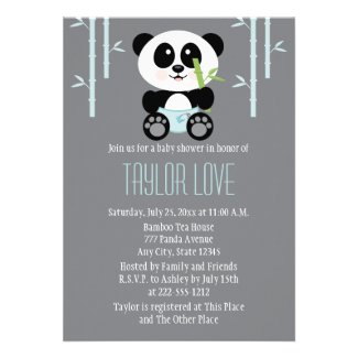 Blue Diapers Baby Shower Invitation