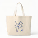 Blue bamboo tote bags by jtgauntt Blue bamboo tote bags