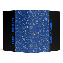 Blue Bandana Binder