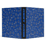 Blue Bandana Binder