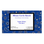 Blue Bandana Business Card