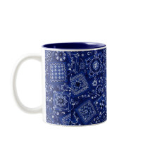 Blue Bandana Mugs