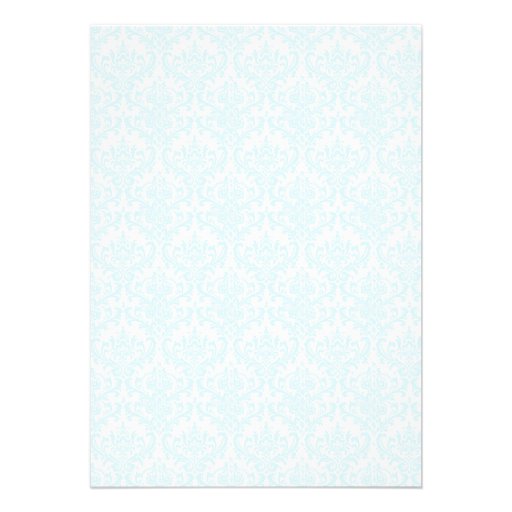 Blue Baptism/Christening Invitation