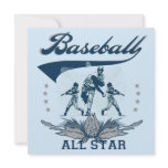 Blue Baseball All Star T-shirts and Gifts Invite