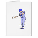 Blue Baseball Batter