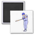Blue Baseball Batter