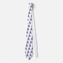 Blue baseball catcher neckties