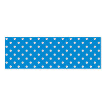 Blue Baseball Polka Dots Business Cards