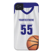 Blue BasketBall Dress iPhone Case iPhone 4 Case