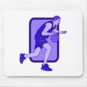 Blue Basketball Player