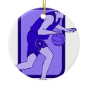 Blue Basketball Player
