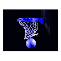 Blue Basketball postcards