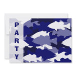BLUE BASS CAMO CUSTOM INVITATION