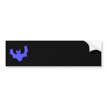Blue Bat Bumper Stickers