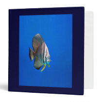 Blue Bat Fish 3 Ring Binder