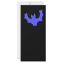 Blue Bat Rack Card Template