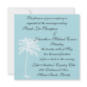 Blue Beach Getaway Invitation invitation