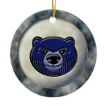 Blue Bear Christmas #2 Christmas Ornament