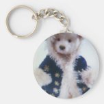 blue bear key chain