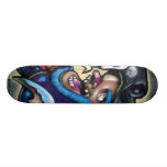 Blue Beard Custom Skate Board