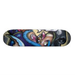 Blue Beard Custom Skate Board