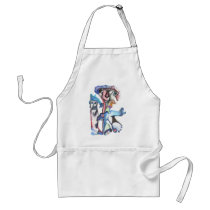 Blue Beasts aprons