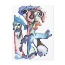 Blue Beasts postcards by naranjay Blue Beasts postcards