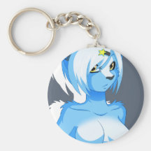 Blue Beauty Keychain