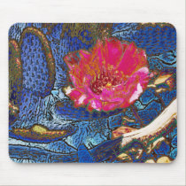 Blue Beavertail Cactus mousepads