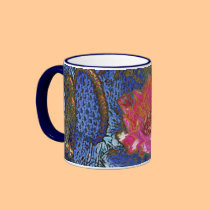Blue Beavertail Cactus mugs