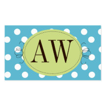 Blue Bedotted Business Card