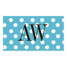 Blue Bedotted Business Card Templates
