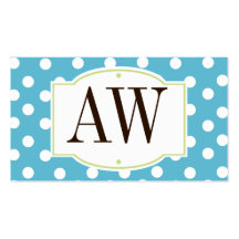 Blue Bedotted Business Cards