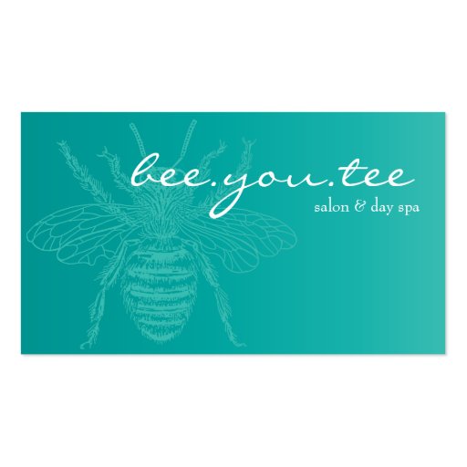 Blue Bee Bizcard Business Card (front side)