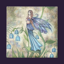 Blue Bell Fairy Fantasy Art Magnet magnets