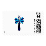 Blue 'Bella' Butterfly Postage Stamps