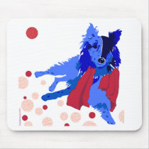 Blue Belle Daydreaming Mousepad