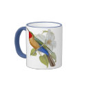 Blue Bellied Bee Eater and Empress of India Mug by FalconsEye Blue Bellied Bee Eater and Empress of India Mug