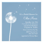 Blue Best Wishes! Bridal Shower Invitation