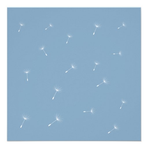 Blue Best Wishes! Wedding Invitation (blue)