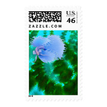 Blue Betta Fish Postage