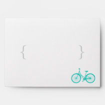 Blue Bicycle and Chevron Mailing Envelope