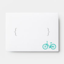 Blue Bicycle and Chevron Mailing Envelope