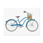 Blue Bicycle Post Card