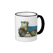 Blue Big Tractor Mugs