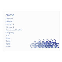 Blue Bike - Chubby business cards