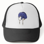 blue bike helmet hat