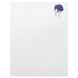 blue bike helmet letterhead template